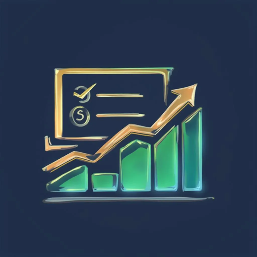 Icono de ejecución y gestión de inversión