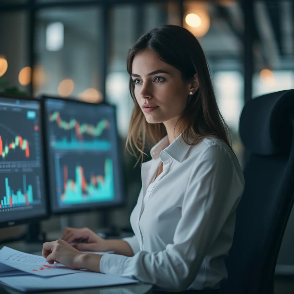 Retrato de analista financiero especializado en energía